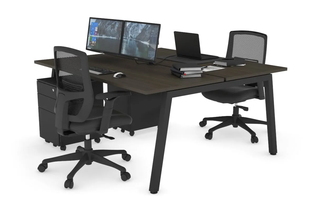 Quadro 2 Person Office Workstation [1800L x 700W]