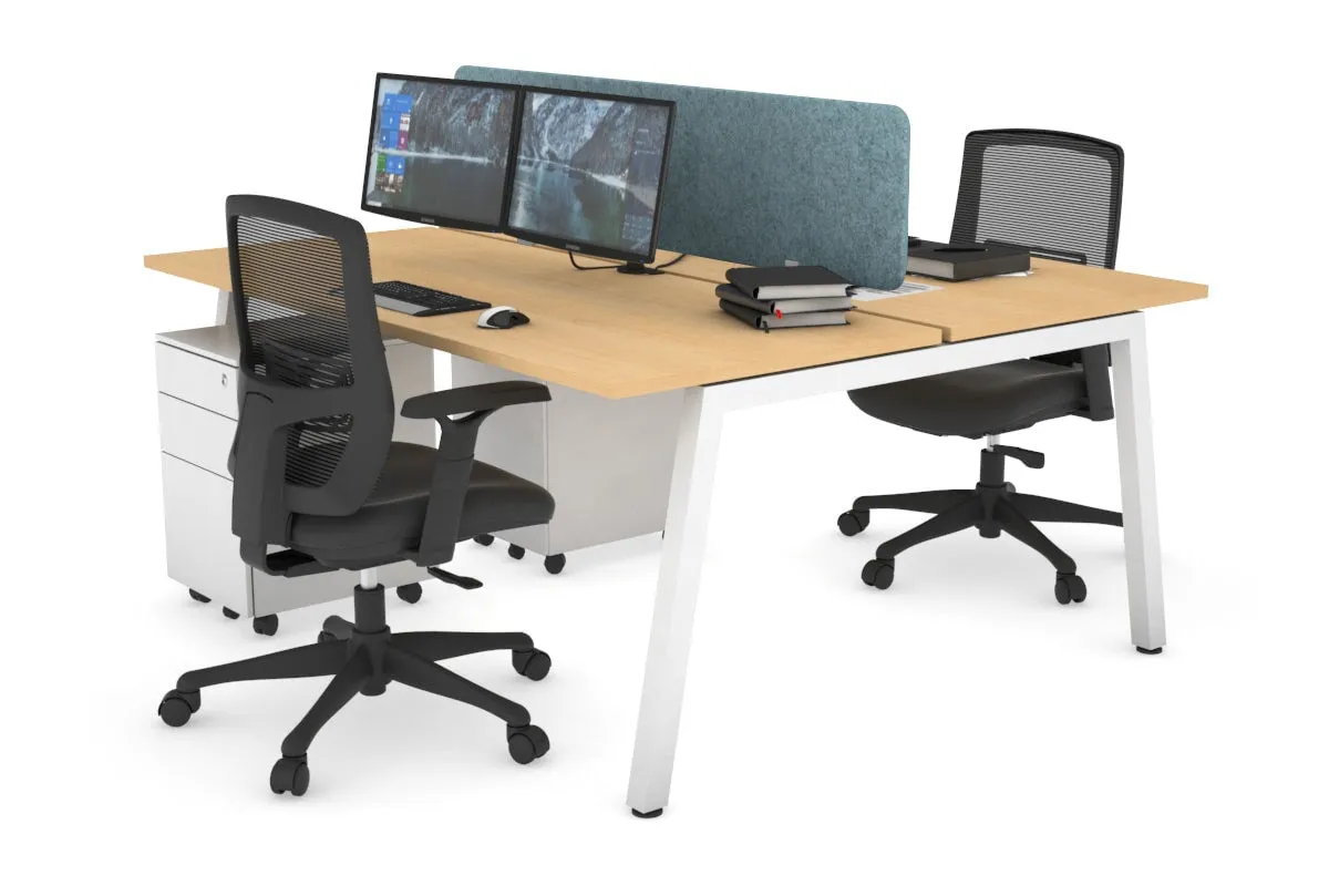 Quadro 2 Person Office Workstation [1800L x 700W]