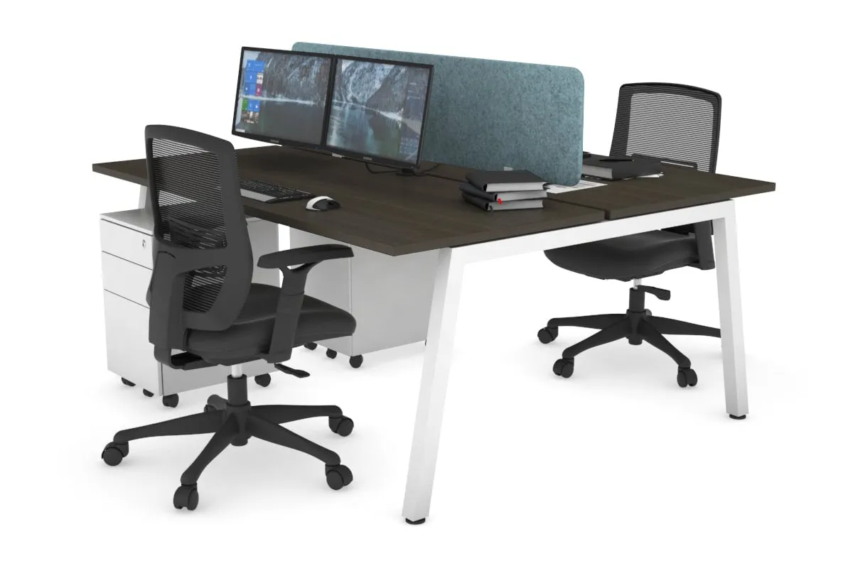 Quadro 2 Person Office Workstation [1800L x 700W]