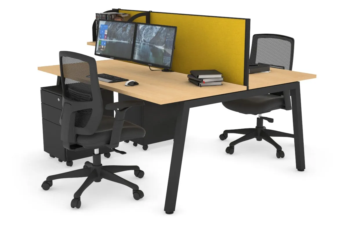 Quadro 2 Person Office Workstation [1800L x 700W]