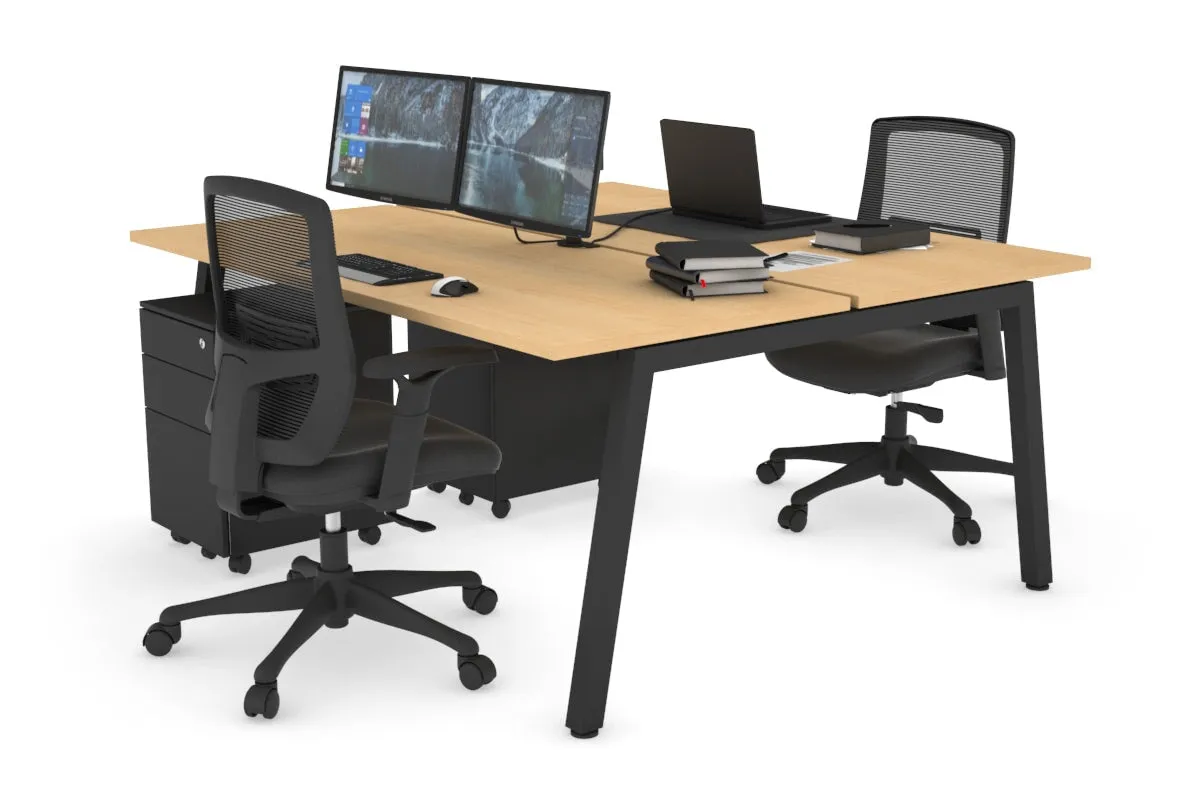 Quadro 2 Person Office Workstation [1800L x 700W]