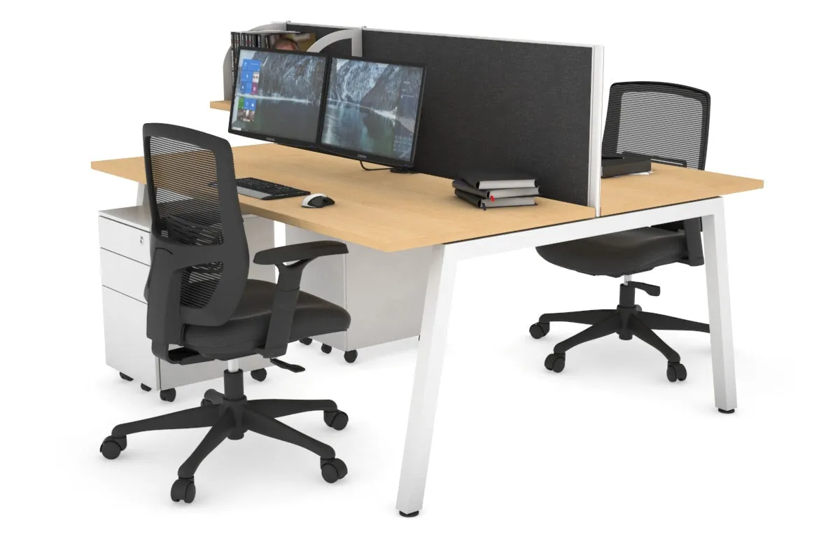 Quadro 2 Person Office Workstation [1800L x 700W]