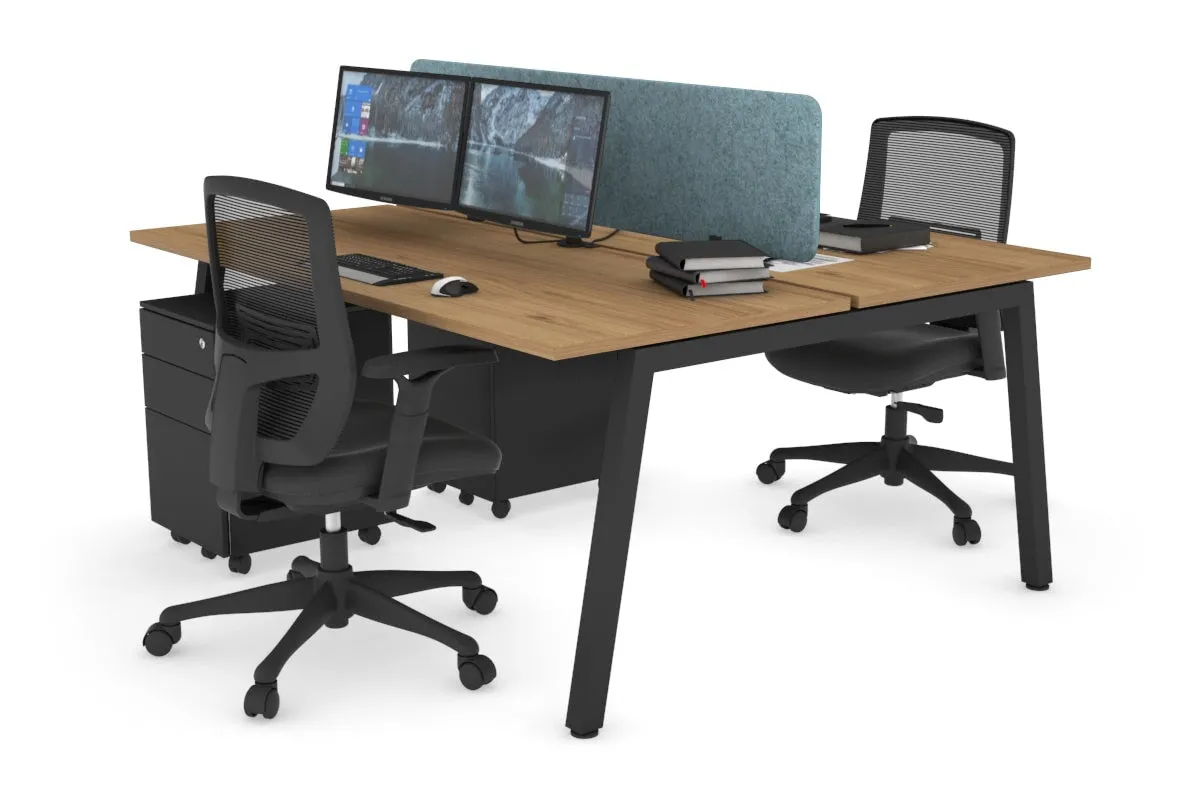 Quadro 2 Person Office Workstation [1800L x 700W]
