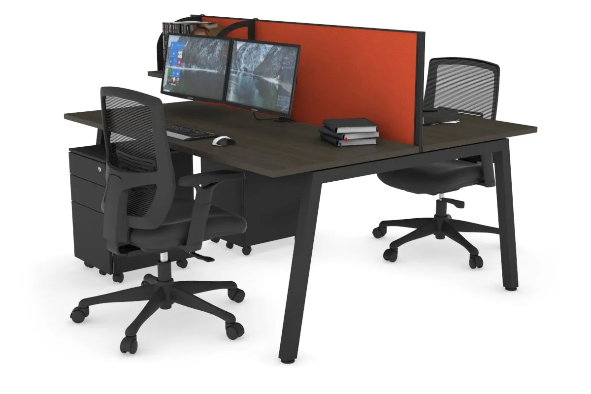 Quadro 2 Person Office Workstation [1800L x 700W]