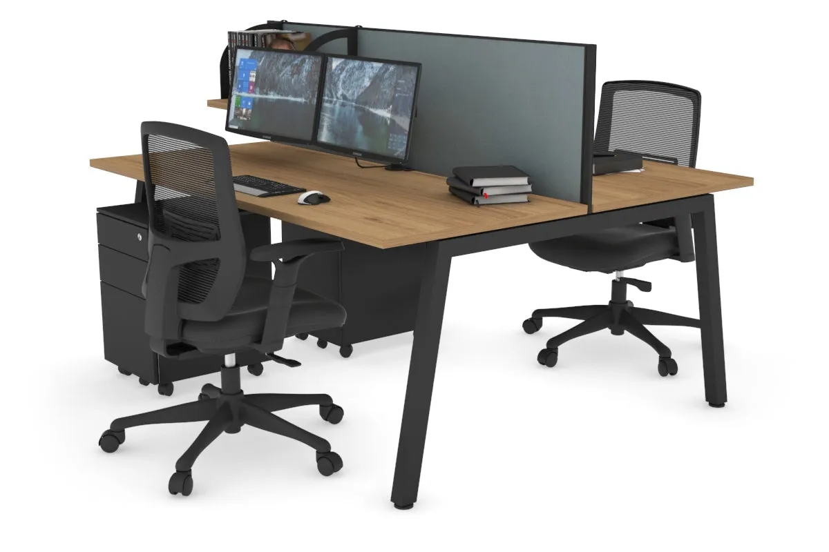 Quadro 2 Person Office Workstation [1800L x 700W]