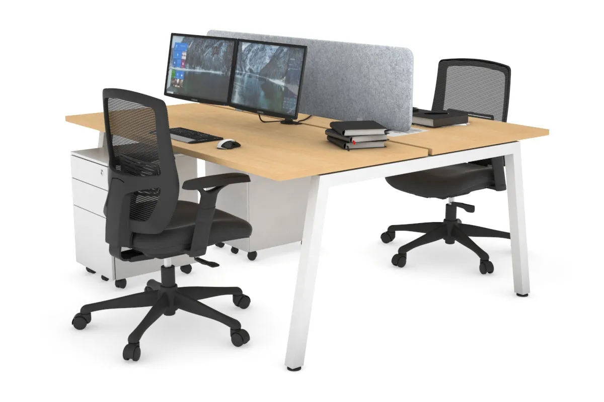 Quadro 2 Person Office Workstation [1800L x 700W]