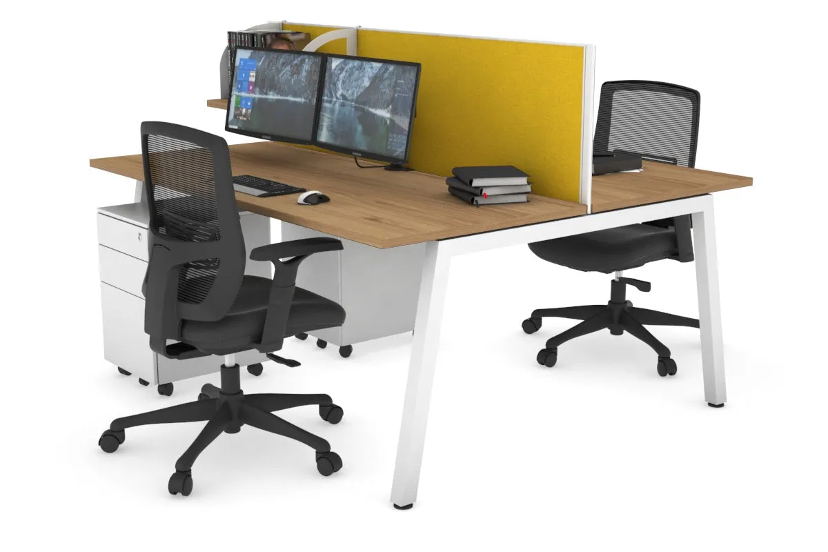 Quadro 2 Person Office Workstation [1800L x 700W]