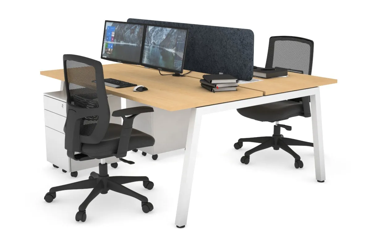 Quadro 2 Person Office Workstation [1800L x 700W]