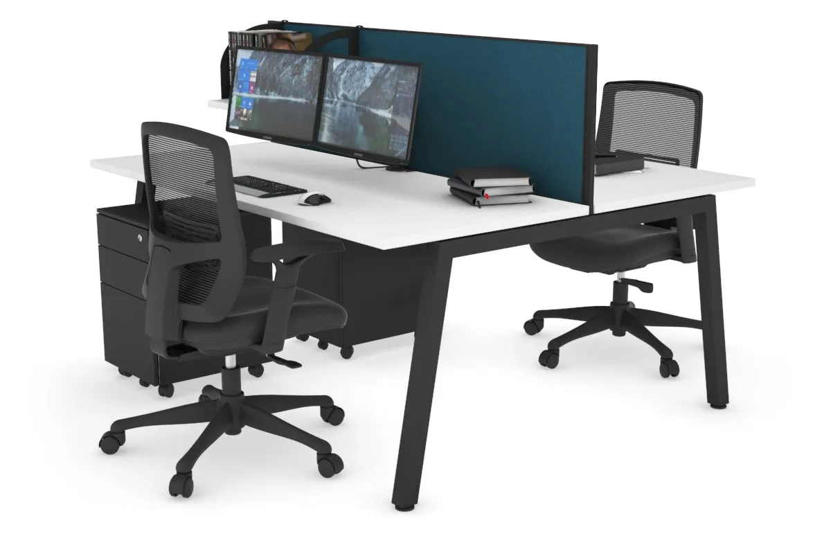 Quadro 2 Person Office Workstation [1800L x 700W]