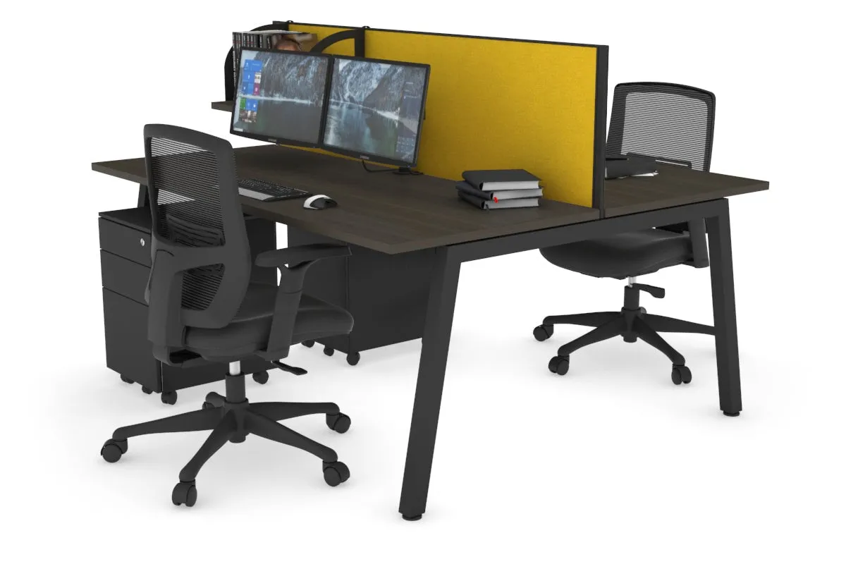 Quadro 2 Person Office Workstation [1800L x 700W]