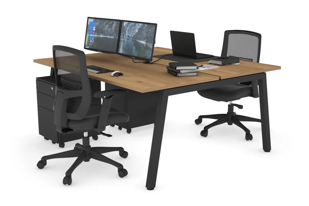 Quadro 2 Person Office Workstation [1800L x 700W]