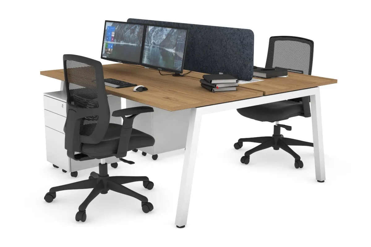 Quadro 2 Person Office Workstation [1800L x 700W]