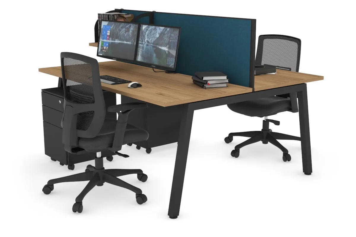Quadro 2 Person Office Workstation [1800L x 700W]