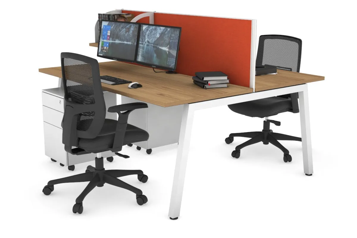 Quadro 2 Person Office Workstation [1800L x 700W]