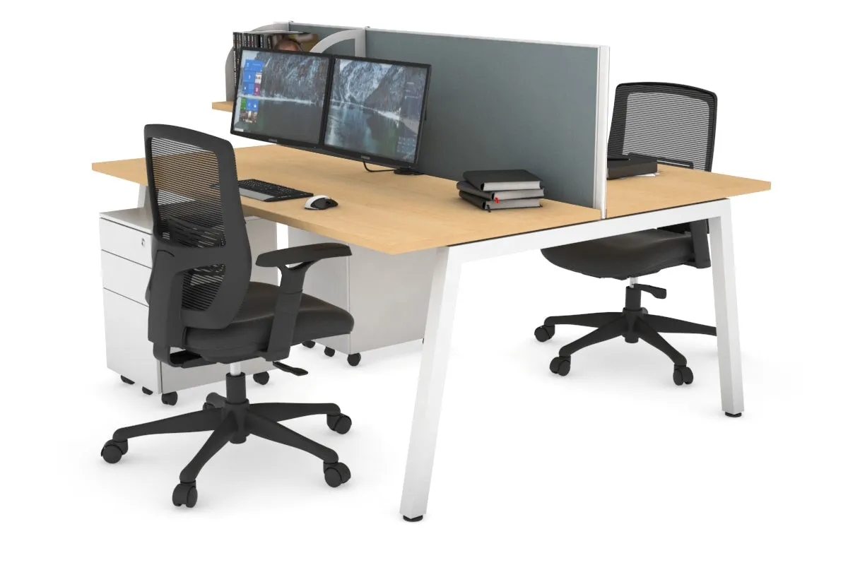 Quadro 2 Person Office Workstation [1800L x 700W]