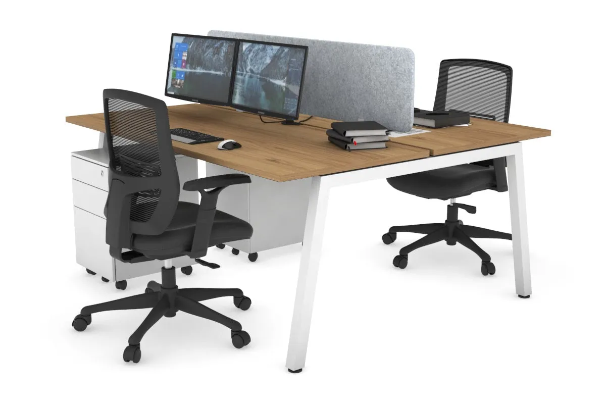 Quadro 2 Person Office Workstation [1800L x 700W]