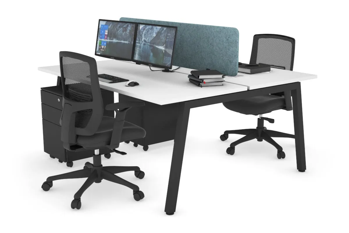 Quadro 2 Person Office Workstation [1800L x 700W]