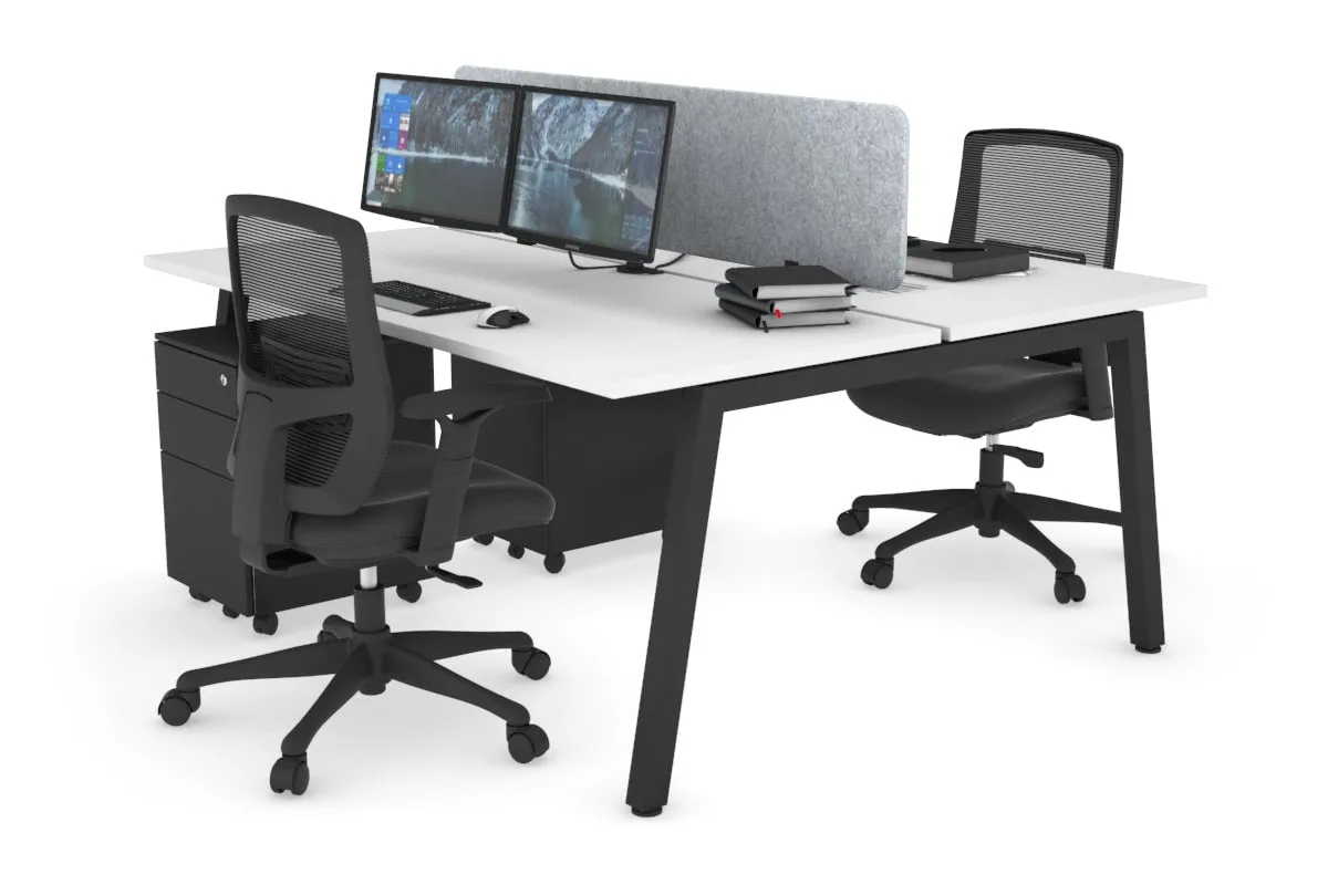 Quadro 2 Person Office Workstation [1800L x 700W]