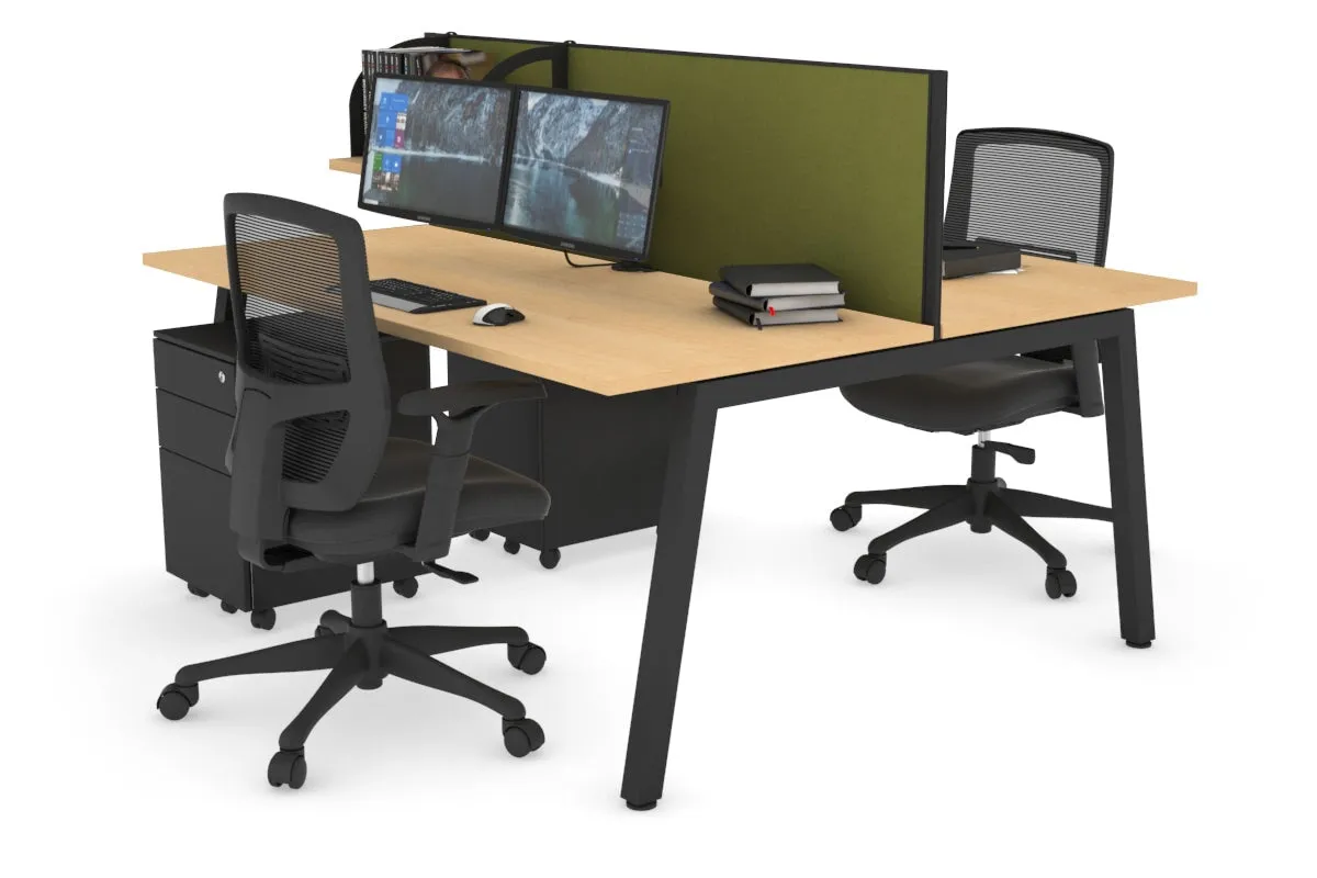 Quadro 2 Person Office Workstation [1800L x 700W]