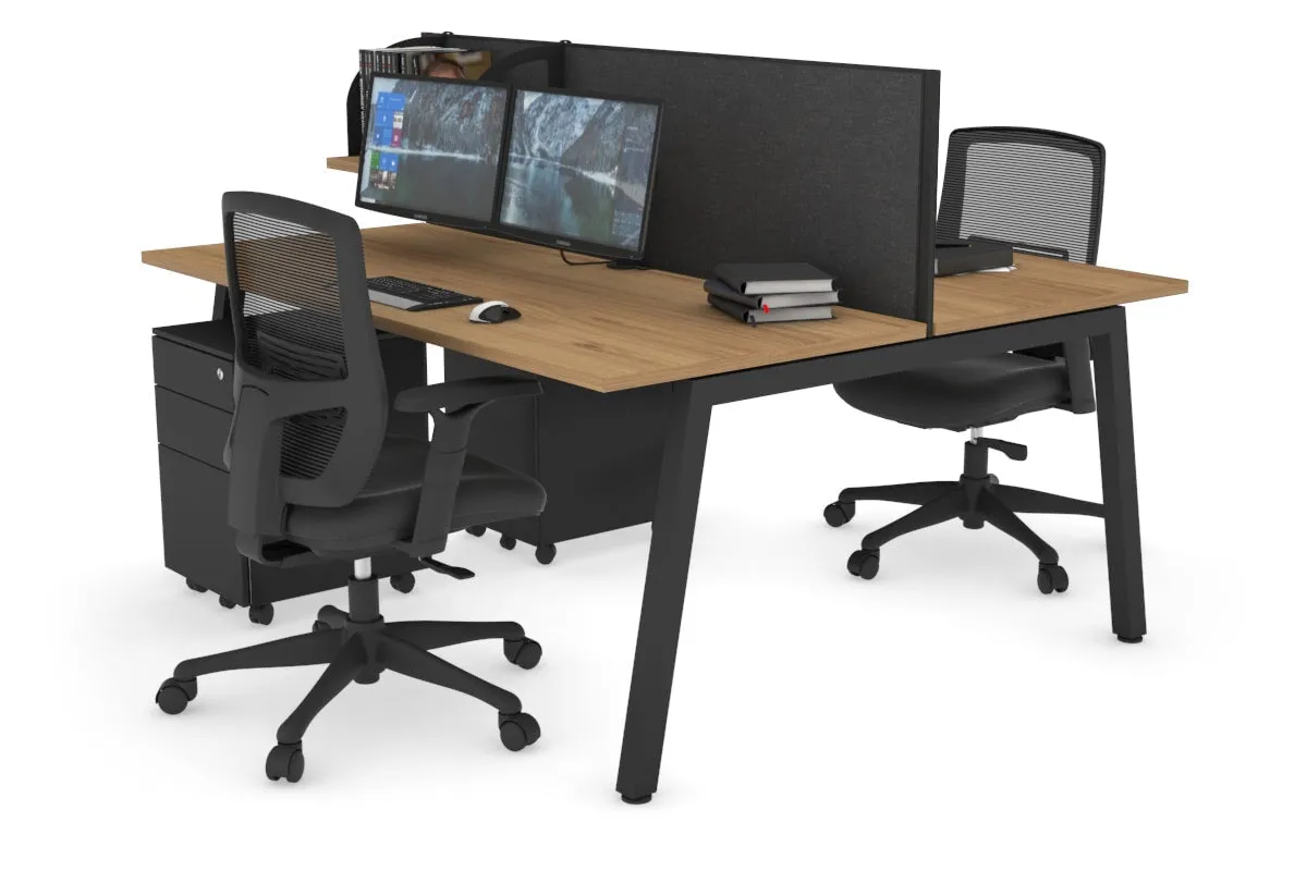 Quadro 2 Person Office Workstation [1800L x 700W]
