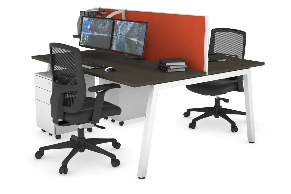 Quadro 2 Person Office Workstation [1800L x 700W]