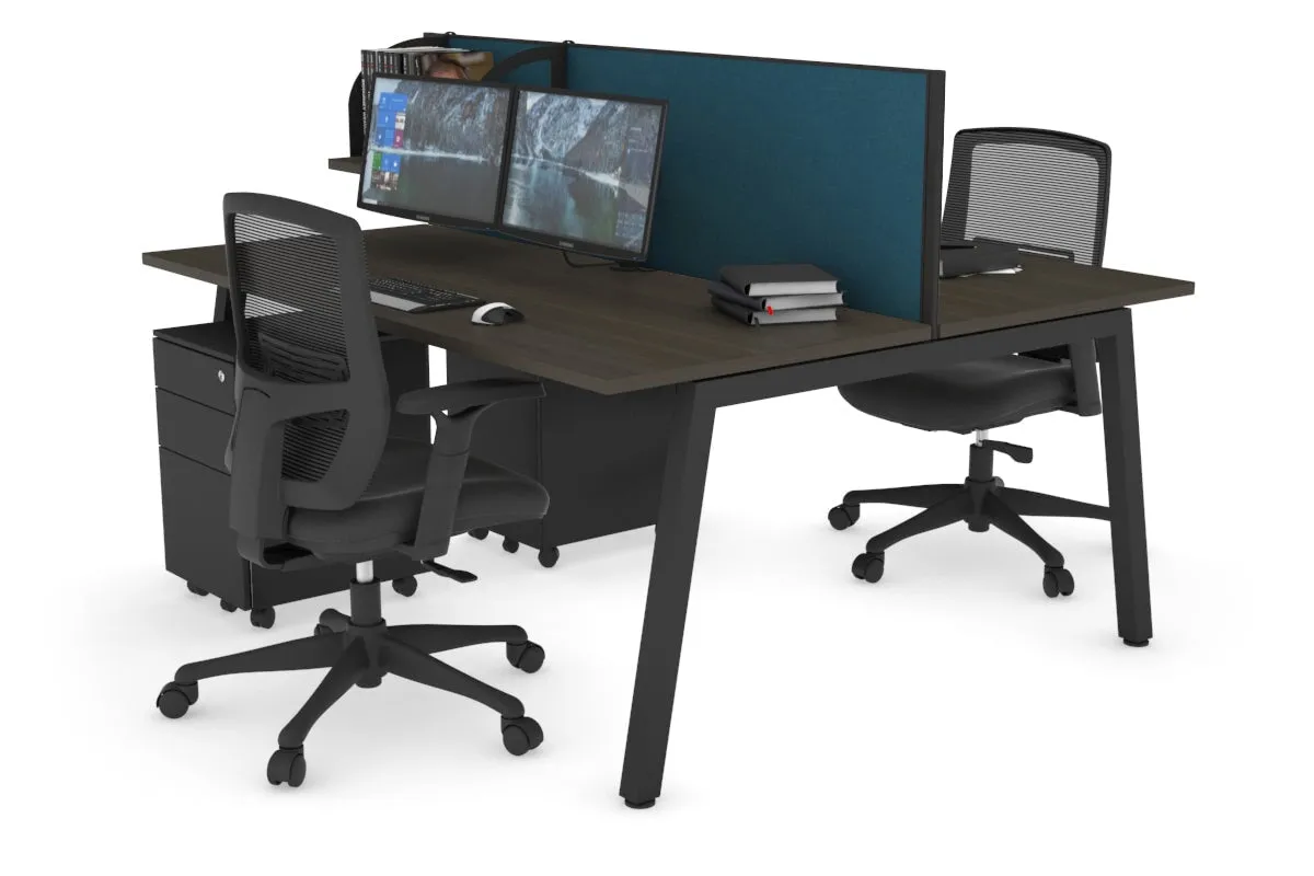Quadro 2 Person Office Workstation [1800L x 700W]