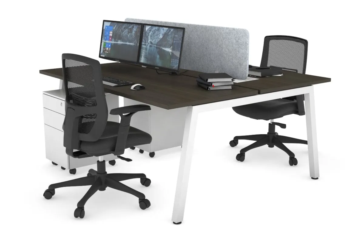 Quadro 2 Person Office Workstation [1800L x 700W]