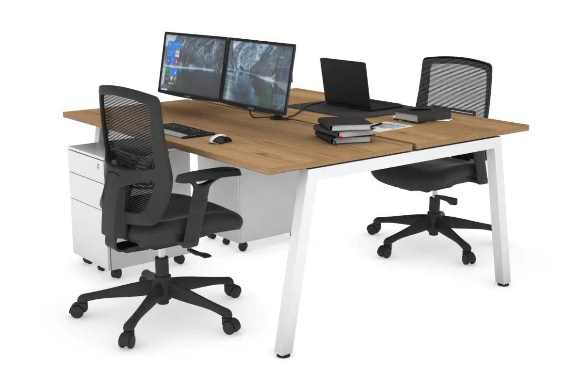 Quadro 2 Person Office Workstation [1800L x 700W]