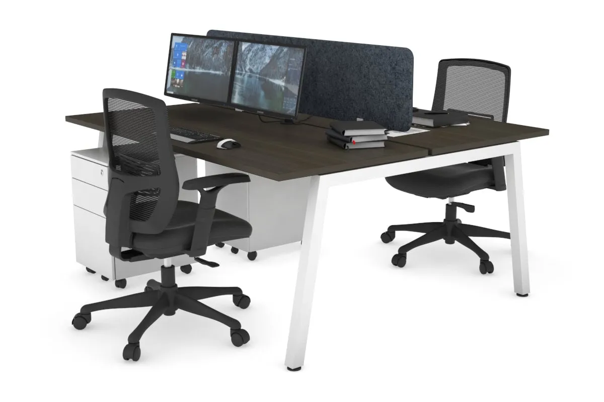 Quadro 2 Person Office Workstation [1800L x 700W]