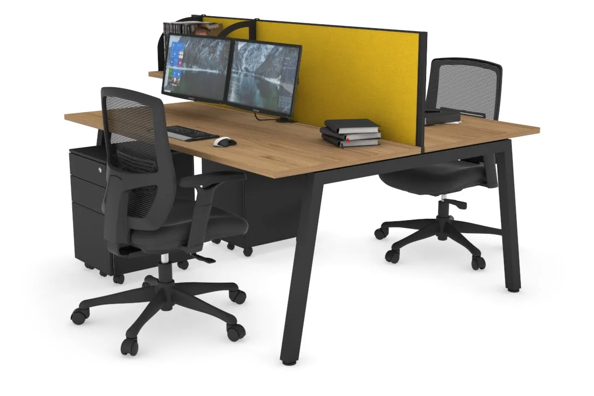 Quadro 2 Person Office Workstation [1800L x 700W]