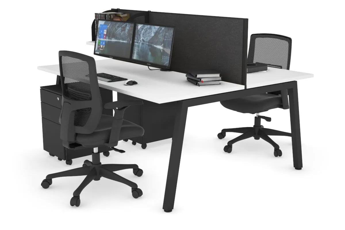 Quadro 2 Person Office Workstation [1800L x 700W]