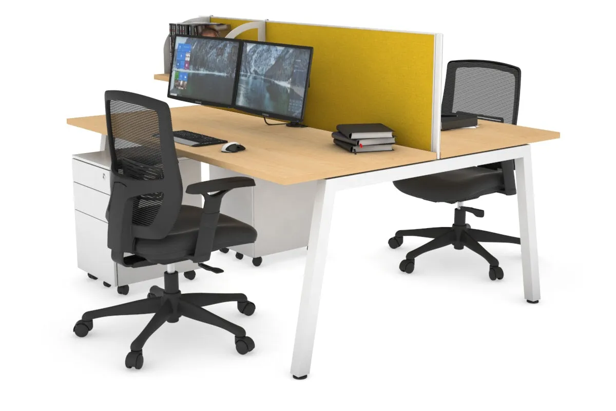 Quadro 2 Person Office Workstation [1800L x 700W]