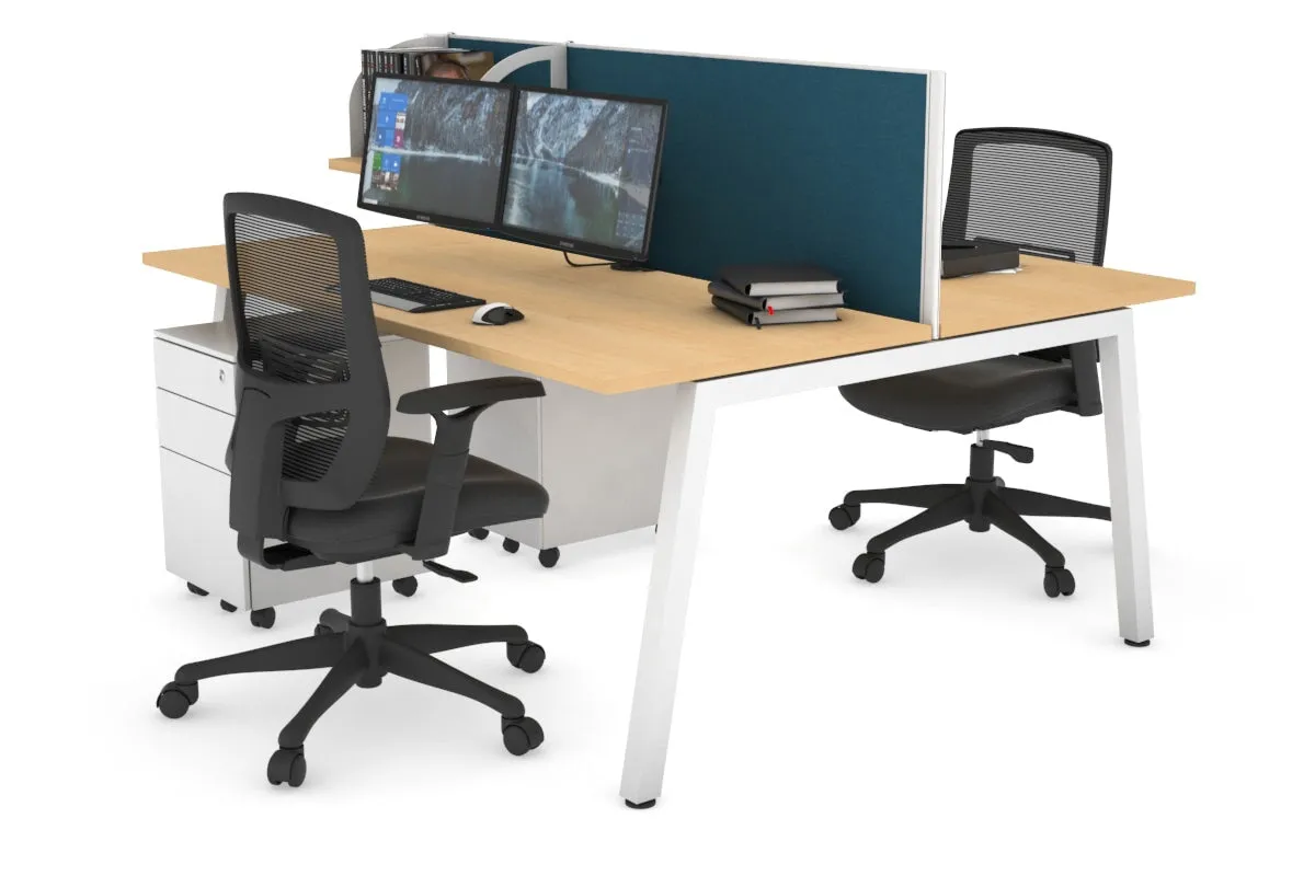 Quadro 2 Person Office Workstation [1800L x 700W]