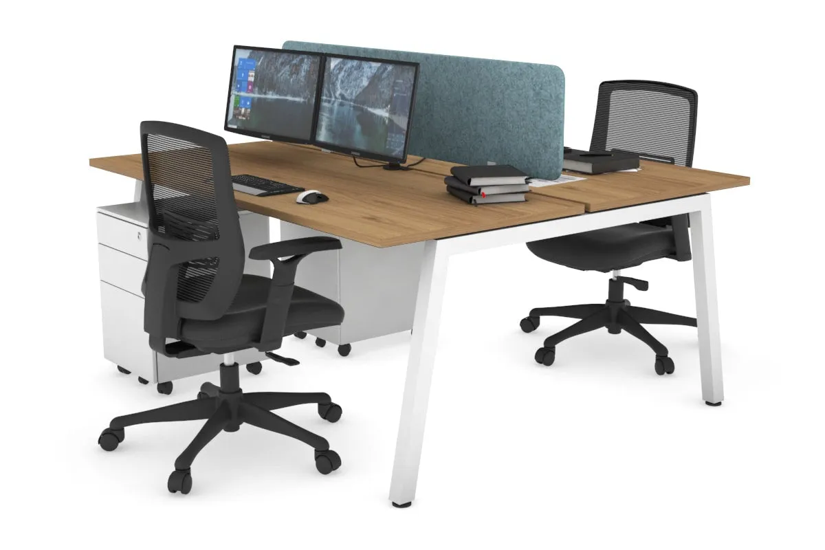 Quadro 2 Person Office Workstation [1800L x 700W]
