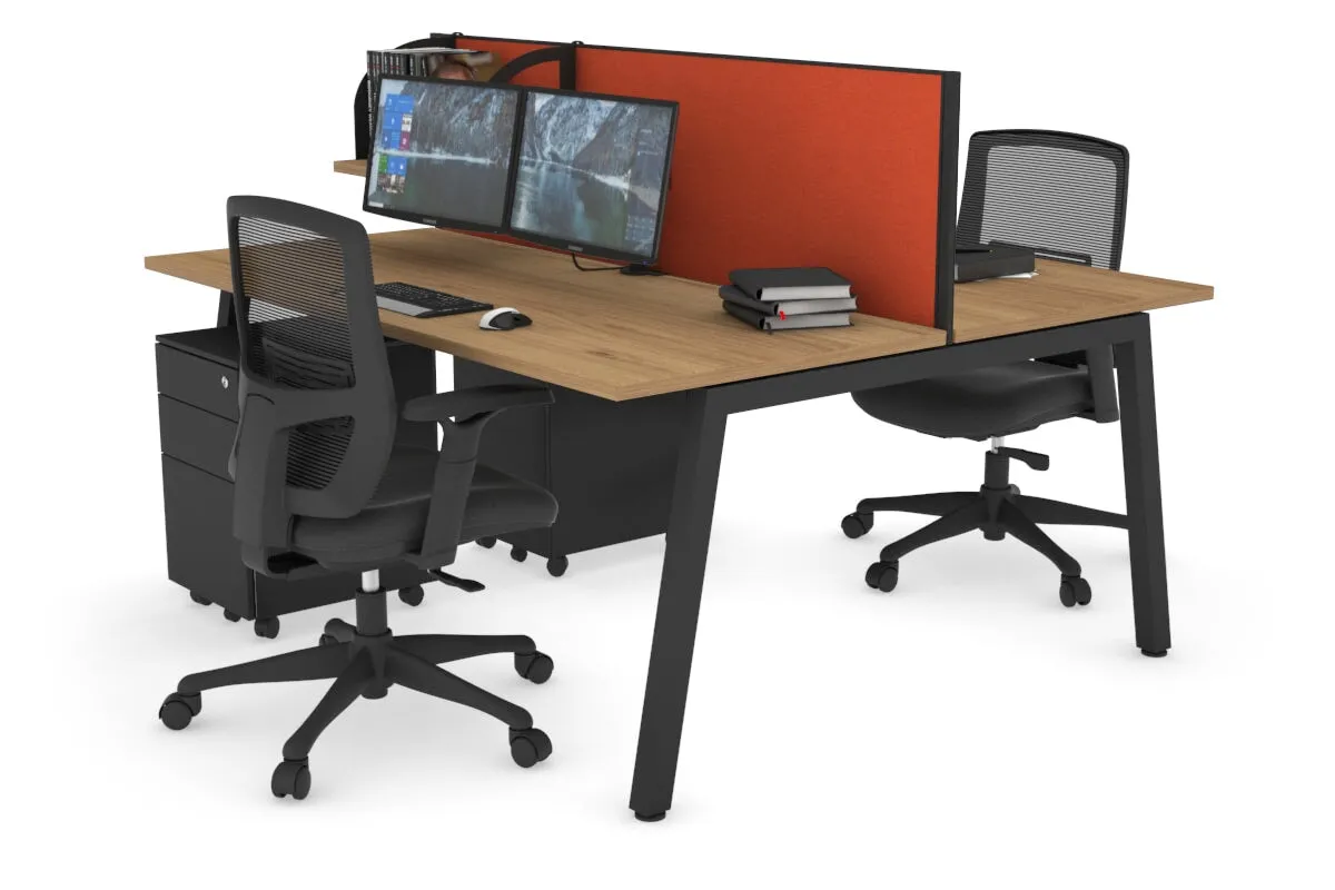 Quadro 2 Person Office Workstation [1800L x 700W]