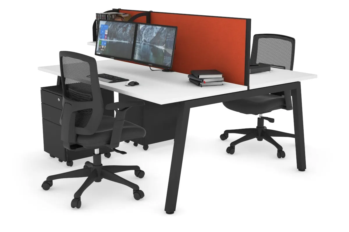 Quadro 2 Person Office Workstation [1800L x 700W]