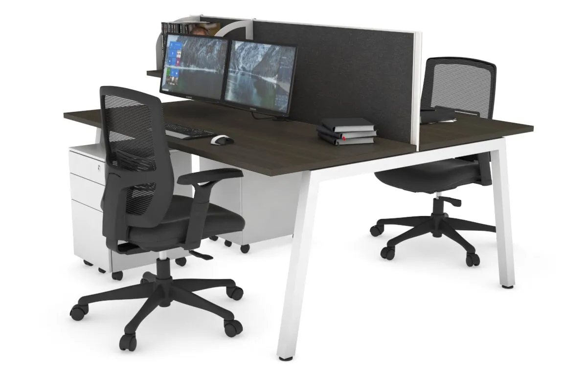 Quadro 2 Person Office Workstation [1800L x 700W]