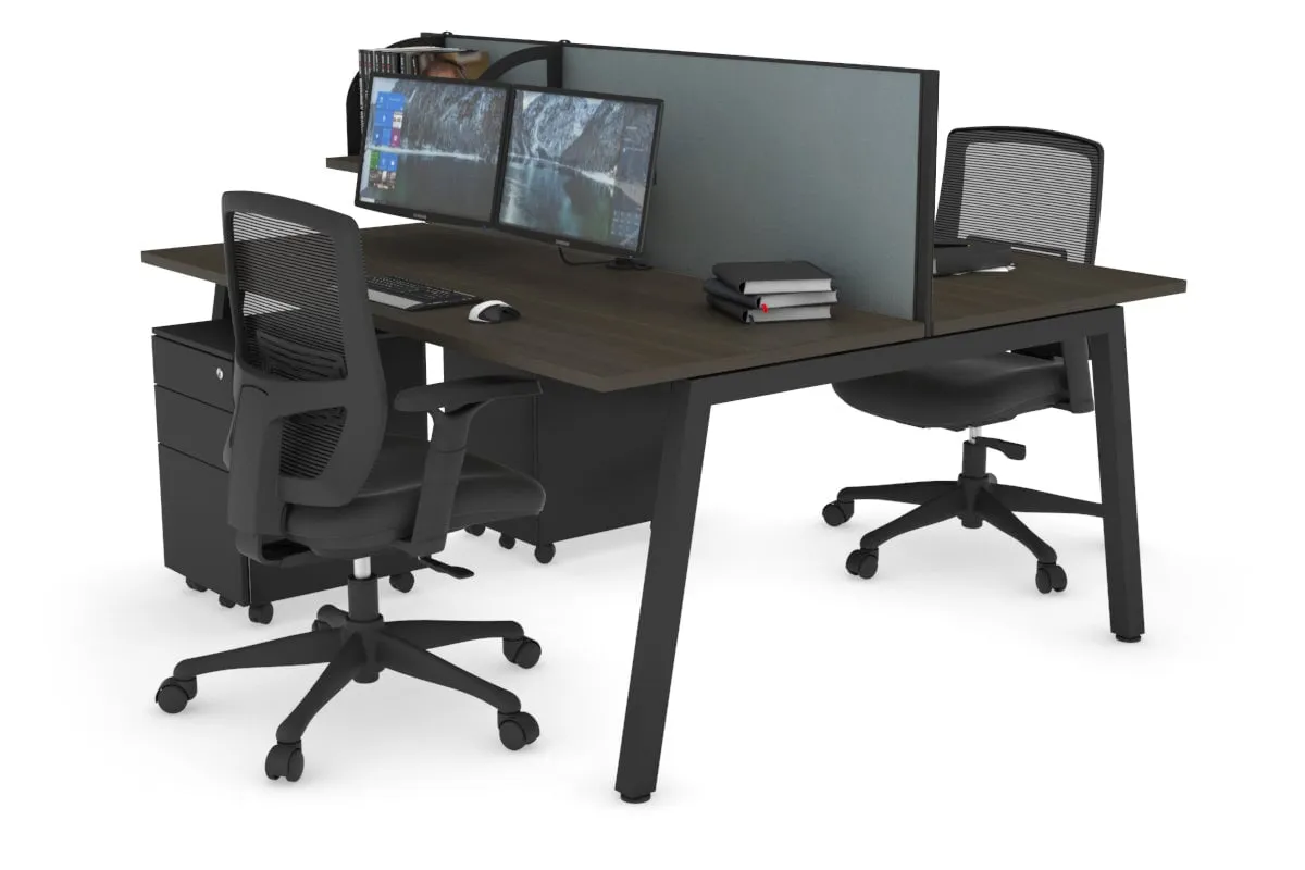 Quadro 2 Person Office Workstation [1800L x 700W]