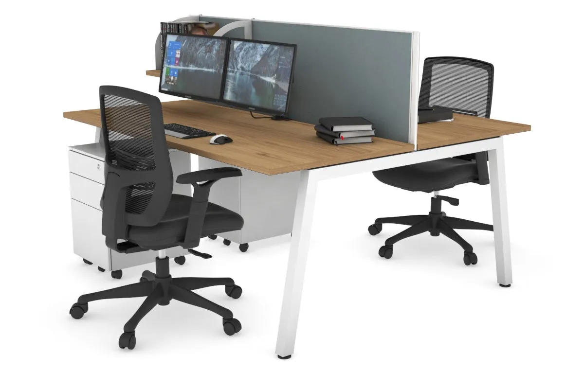 Quadro 2 Person Office Workstation [1800L x 700W]