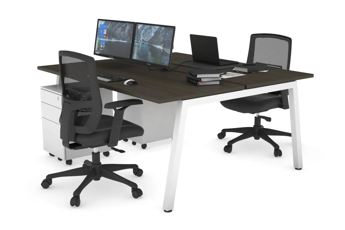 Quadro 2 Person Office Workstation [1800L x 700W]