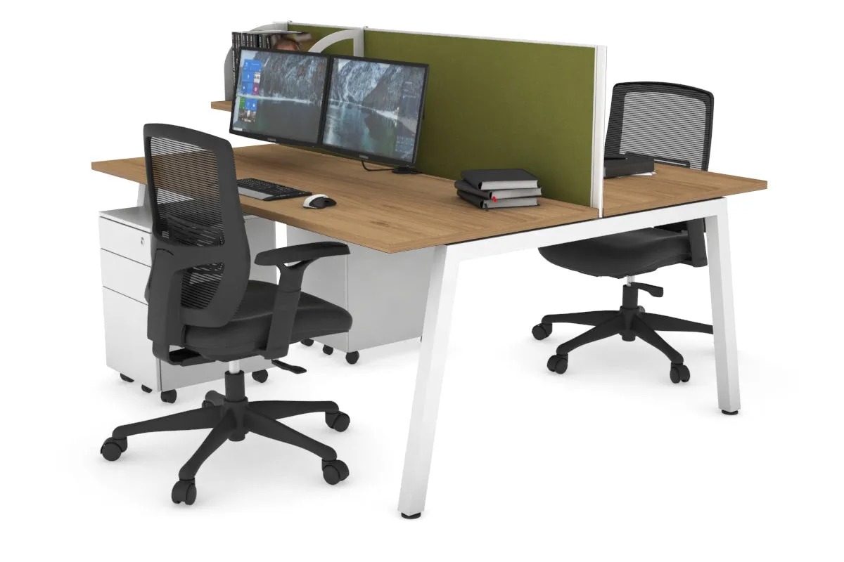 Quadro 2 Person Office Workstation [1800L x 700W]