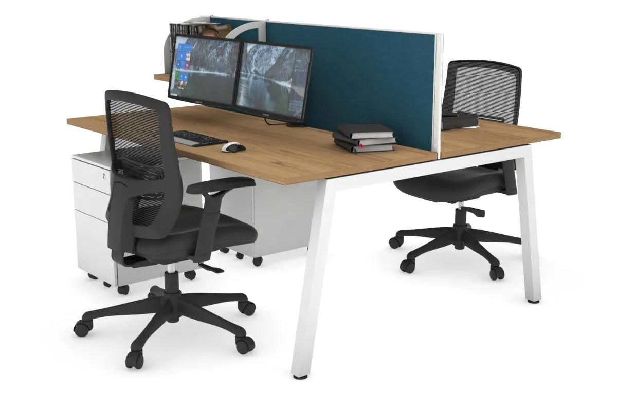 Quadro 2 Person Office Workstation [1800L x 700W]