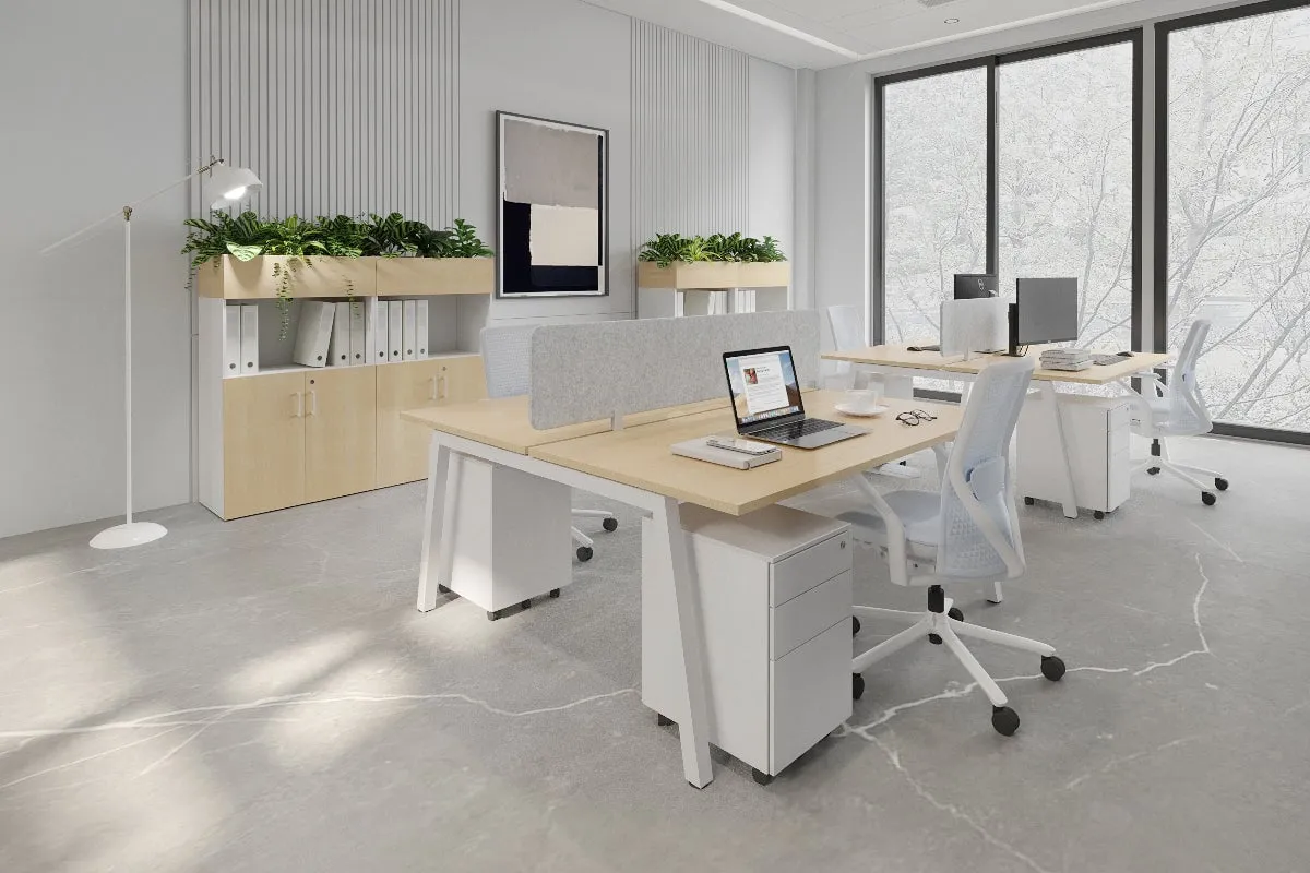 Quadro 2 Person Office Workstation [1800L x 700W]