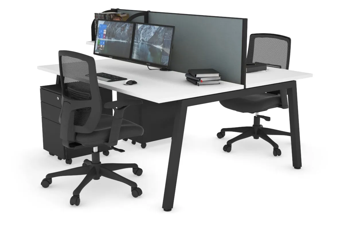 Quadro 2 Person Office Workstation [1800L x 700W]