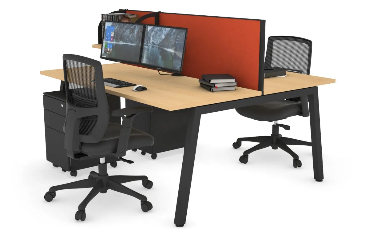 Quadro 2 Person Office Workstation [1800L x 700W]