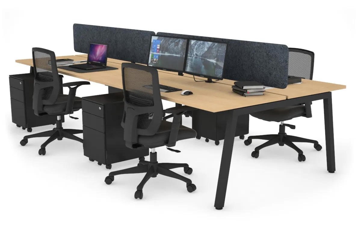 Quadro 4 Person Office Workstation [1200L x 700W]