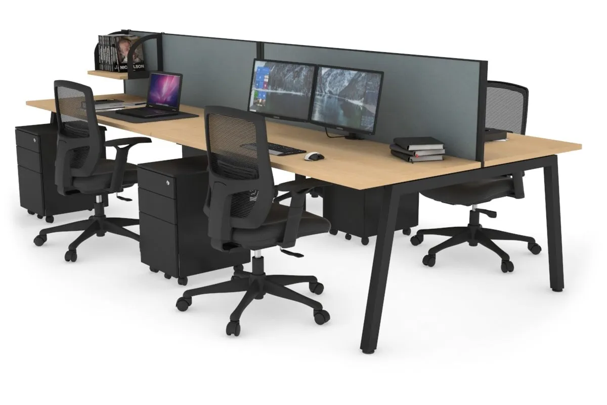 Quadro 4 Person Office Workstation [1200L x 700W]