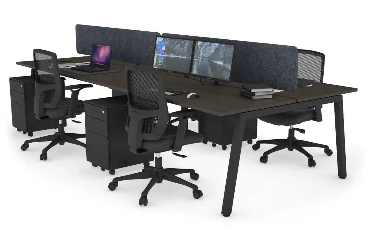 Quadro 4 Person Office Workstation [1200L x 700W]