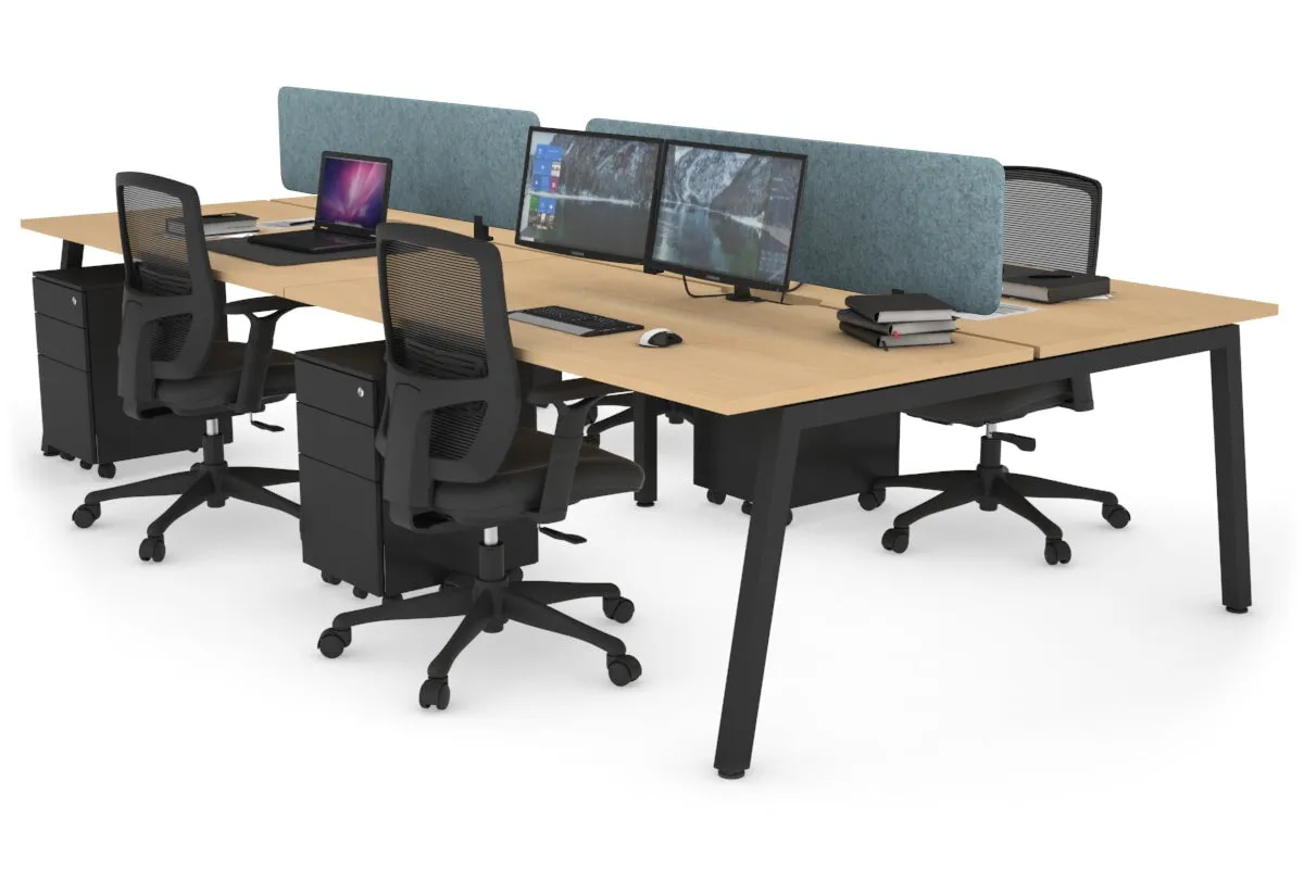 Quadro 4 Person Office Workstation [1800L x 700W]