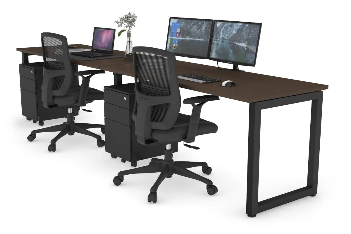 Quadro Loop Legs 2 Person Run Office Workstation [1800L x 700W]